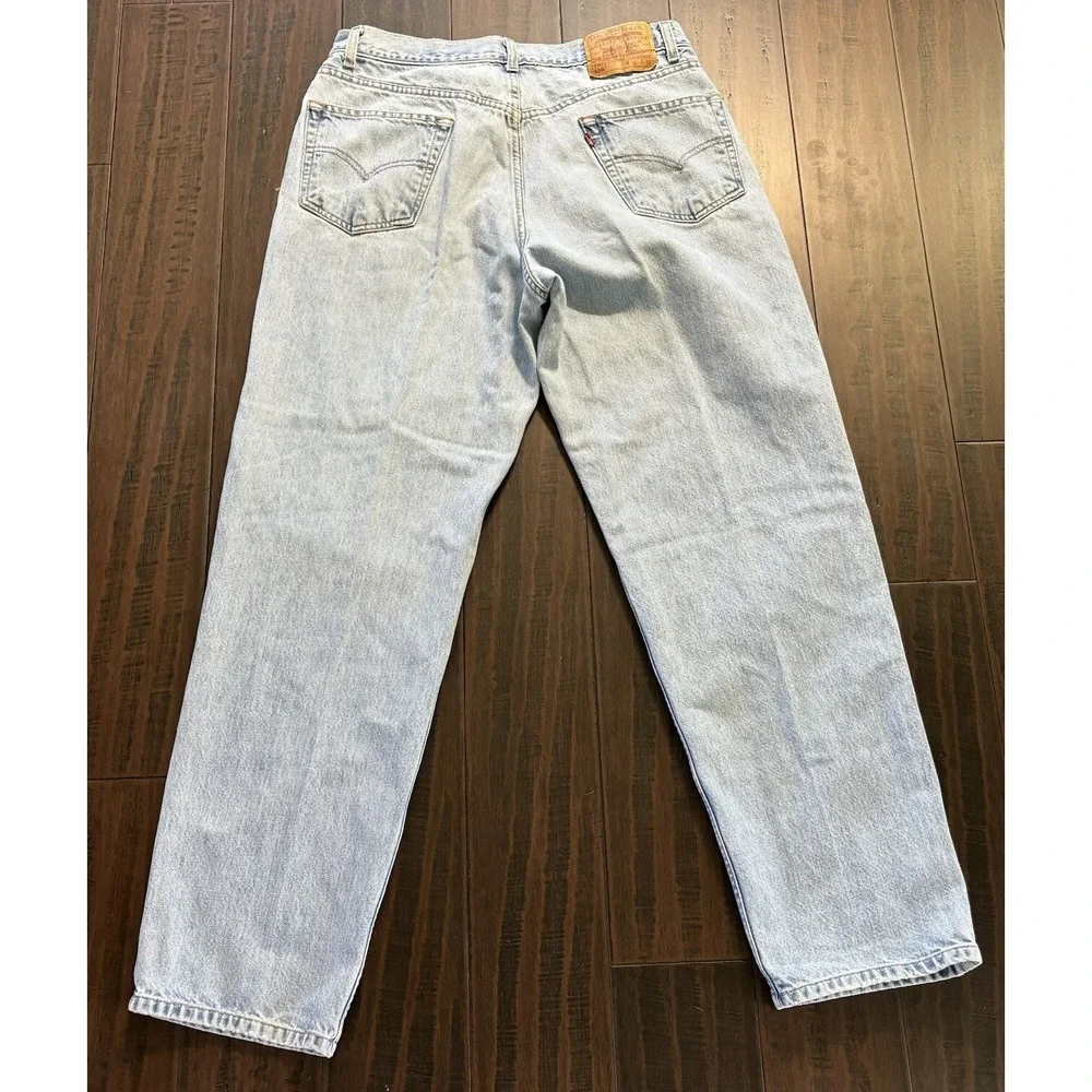Levis 550 Relaxed Jeans *36x32 Faded Light Stonewash Skater Grunge 1999 Y2K